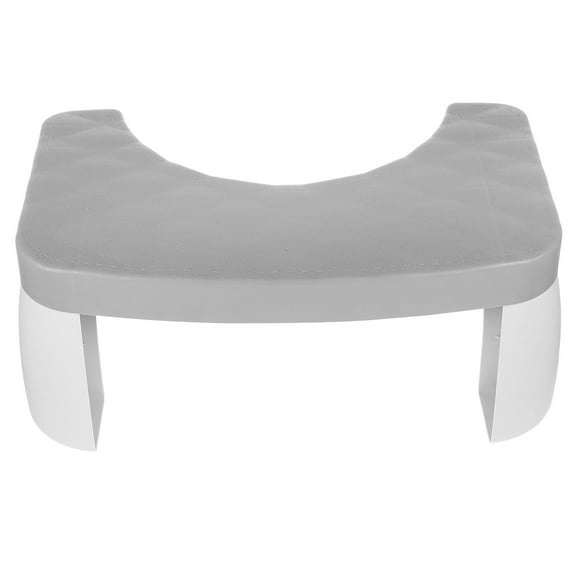 DINHEAROM Stool for Bedroom Plastic Light Grey 1Pack