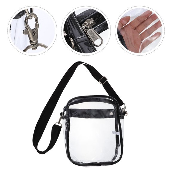 MLINS Bag for Woman Fashion Clear Jelly Transparent Fitness Travel