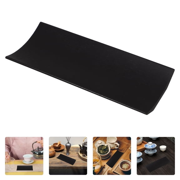 YUYUETIME Dinner Napkin Holder Tea Towel Holder Black Rectangular 1 Set