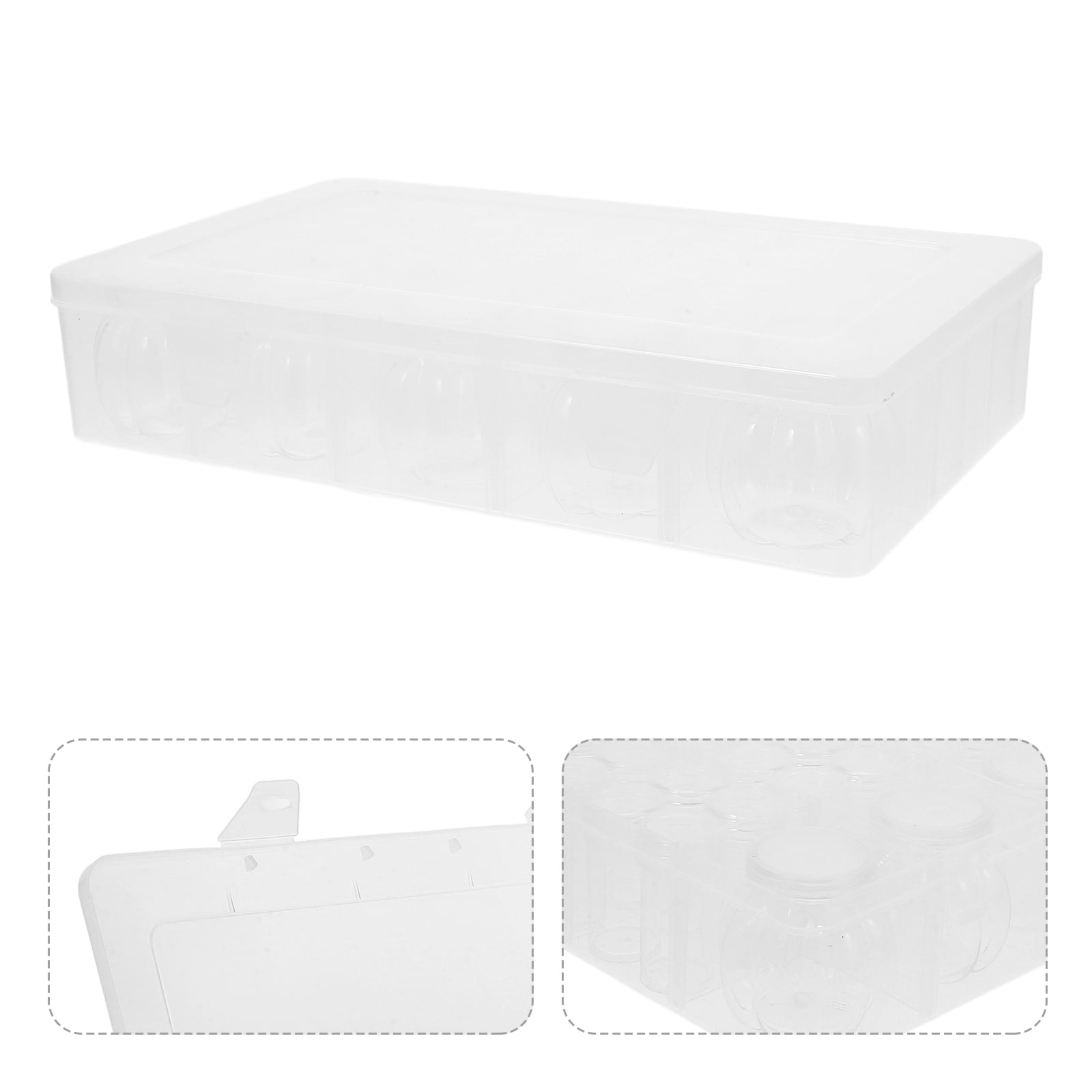 MLINS Bead Organizer Storage Box 45 Grids Small Plastic Jewelry ...