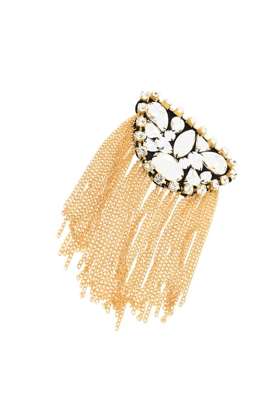 Beaded Bracelets Sequin Epaulets Exaggerated Brooch Clothing Accessory