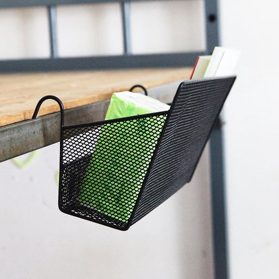 MLINS  Bedroom Iron Hanging Basket Shelf Storage Student