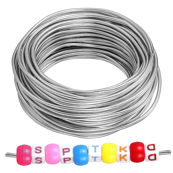 DINHEAROM Aluminum Wire For Armatures Silver 1 Roll For Sculpting And Modeling