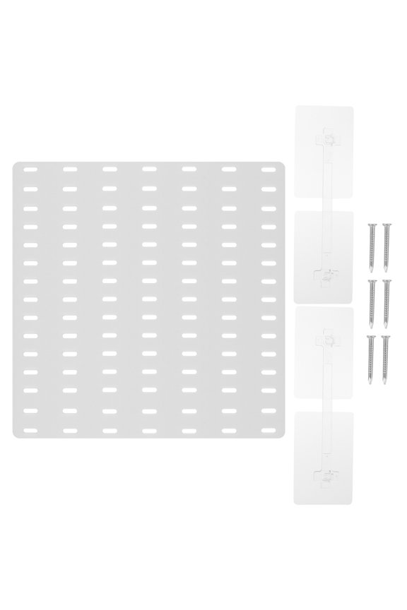 Bin Storage Box Pegboards Kitchen Key Holder 28X28CM White