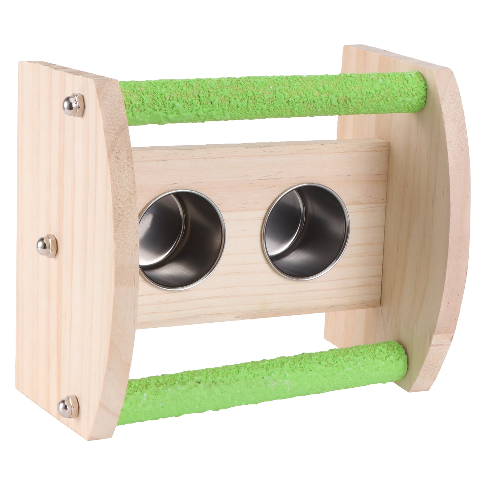 Photo inspiration: Mlins Bird Feeders Parrot Wooden Food Cup Bird Exercise Equipment Photo Inspiration