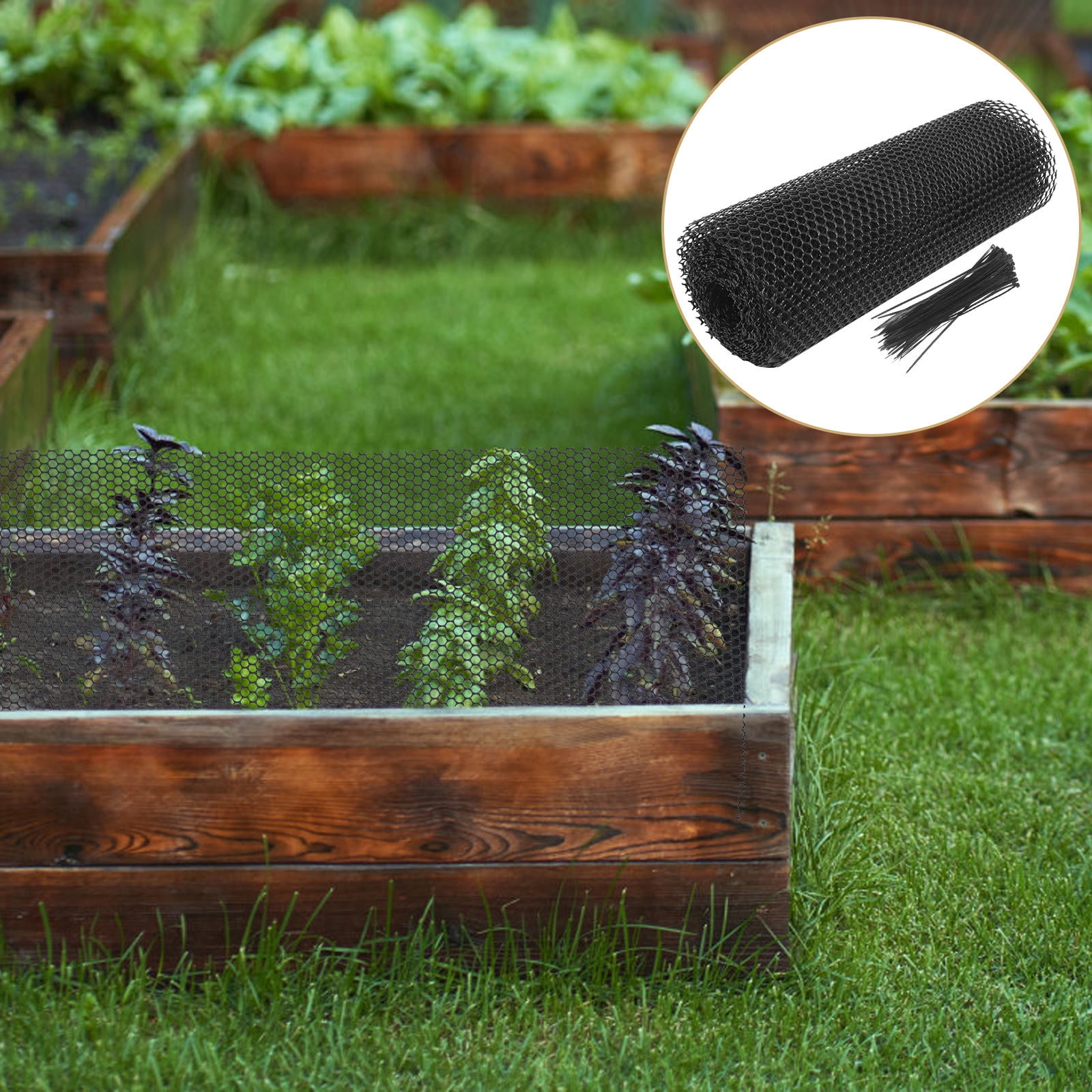 MLINS Bird Netting Garden Fence Baby 0.00X0.00X0.00CM Black
