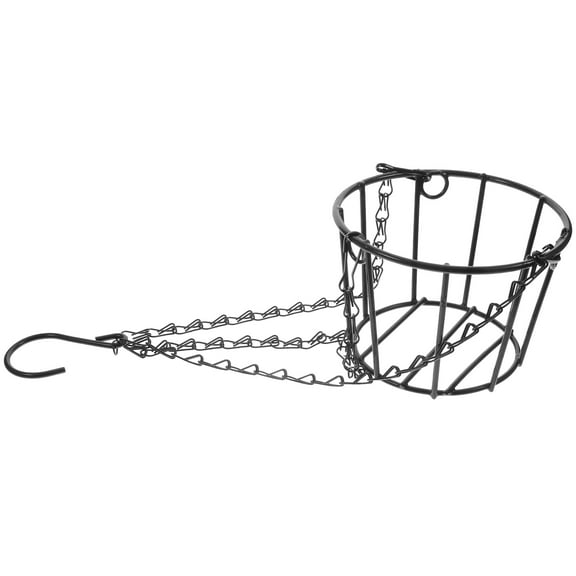 MLINS Black Metal Bunny Feeders for Home Use Safe and Durable Hay Holder for Small Animals 11.5x5.5x9.5 Inches