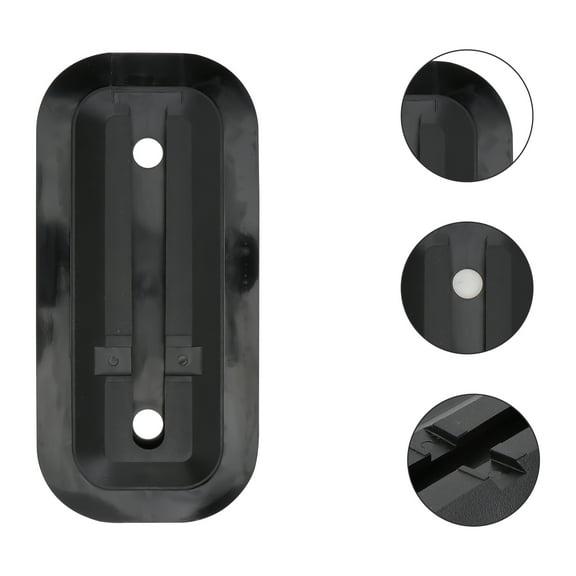 MLINS Black PVC Boat Tail Rudder Replacement Durable Stabilizer for Inflatable Surfboards