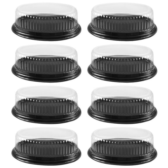 OHOIOLLA Cake Containers With Lids 10Set 9.6X5.1X3.3In For Food Storage And Baked Goods Display