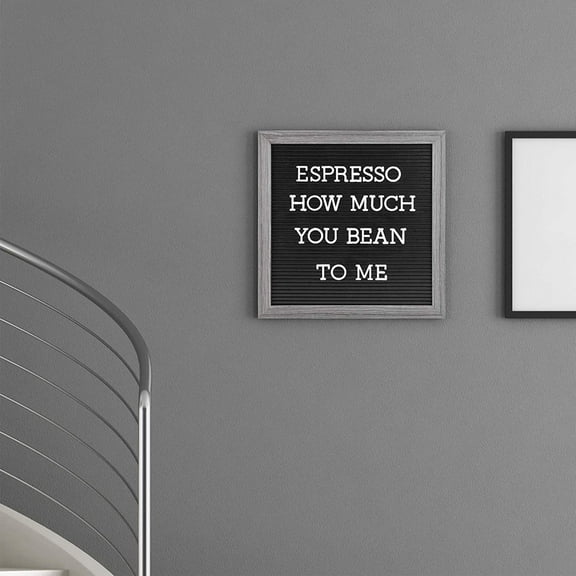 MLINS Black Plastic Photo Frame for Teaching Lightweight with Numbers Symbols