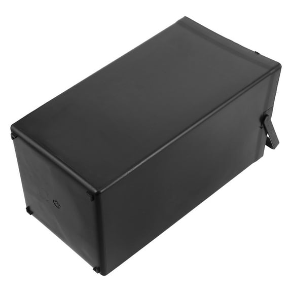 MLINS Black Square Utility Bucket Heavy Duty Plastic Trash Can with Handle Compost Bin Inner Bucket for Kitchen, Bathroom, Garden