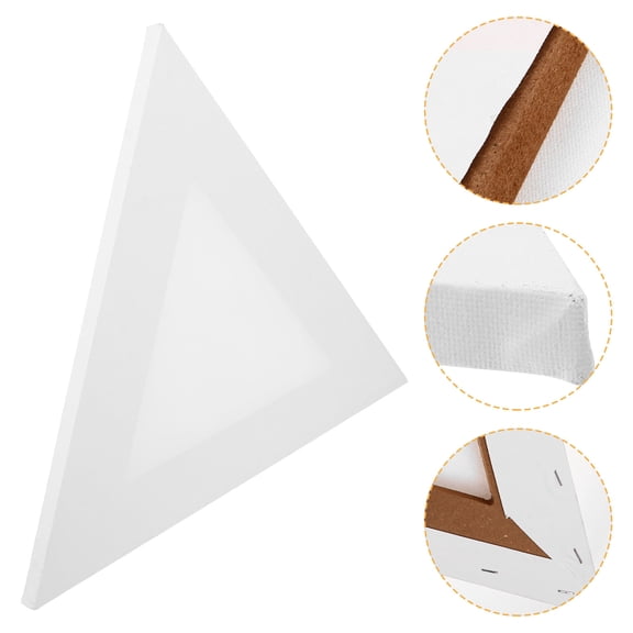 MLINS Blank Triangle Drawing Panel Canvas Oil Painting Blank Panel Kids Painting Board