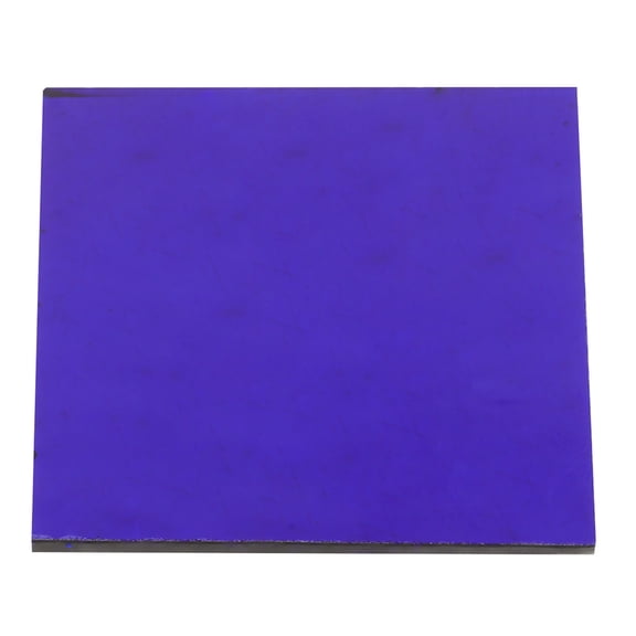 MLINS Blue Cobalt Glass Sheet For Chemistry Experiments Flame Color Reaction Tool Safe Cobalt Glass For School Labs Chemistry Experiment