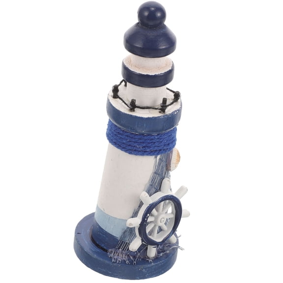 MLINS Boat Lighthouse Decorative Sculpture Office Seaside