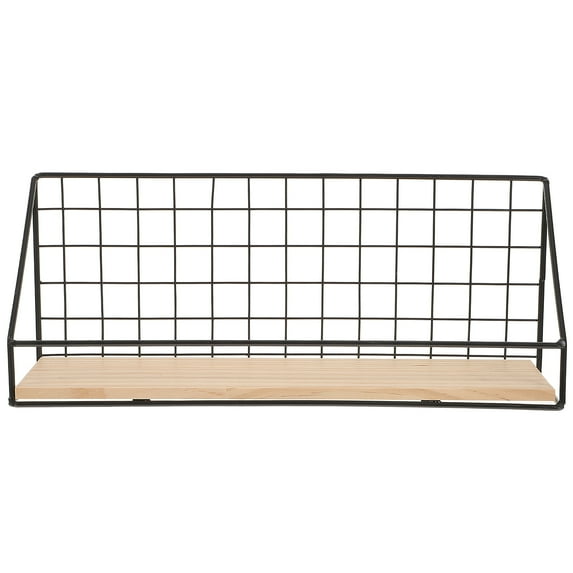MLINS Book Storage Rack Binder Organizer Decor Shelf Shelves Office Black
