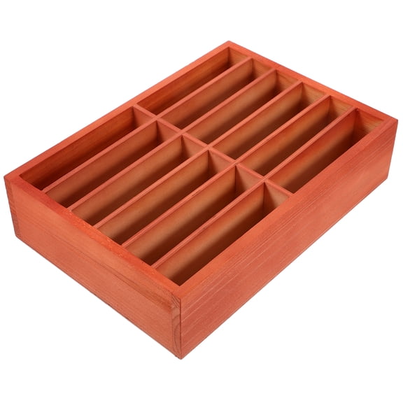 TEHAUX Wooden Cell Phone Holder for Classroom Desk, 1 Set, Compact 8.5 x 6.1 x 2.2 Inches Stand