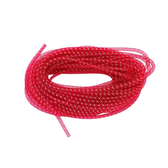 FONWILYO Mesh Tube Cord Polyester 1 Roll 984In x 0.3In x 0.3In