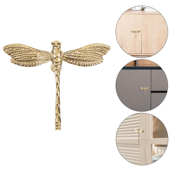 YUYUETIME Decorative Drawer Knobs Elegant Brass Furniture Upgrade Dressers 1Pcs