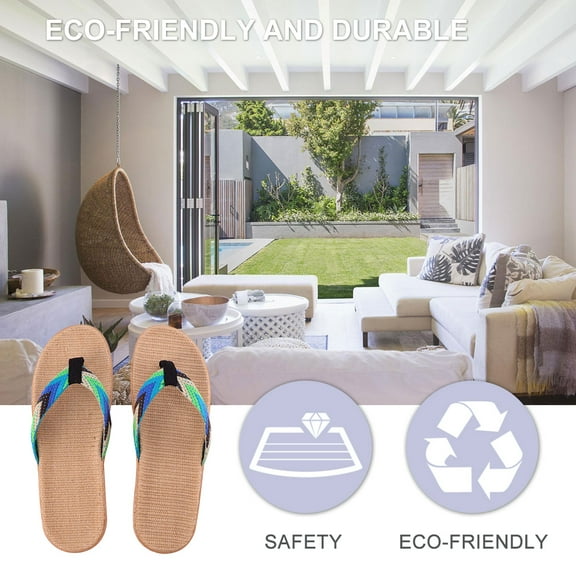 MLINS  Breathable Mesh Slide Sandals Flat Bottom Slippers Women's Lovers