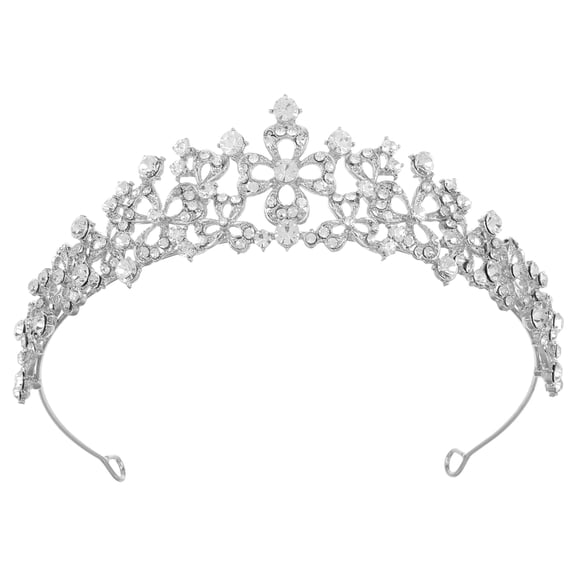 MLINS Bridal Wedding Tiara Crystal Princess Crown Women Birthday Tiara Formal Event Headpiece Decorative Hair Accessories Rhinestone Tiara For Mermaid Party
