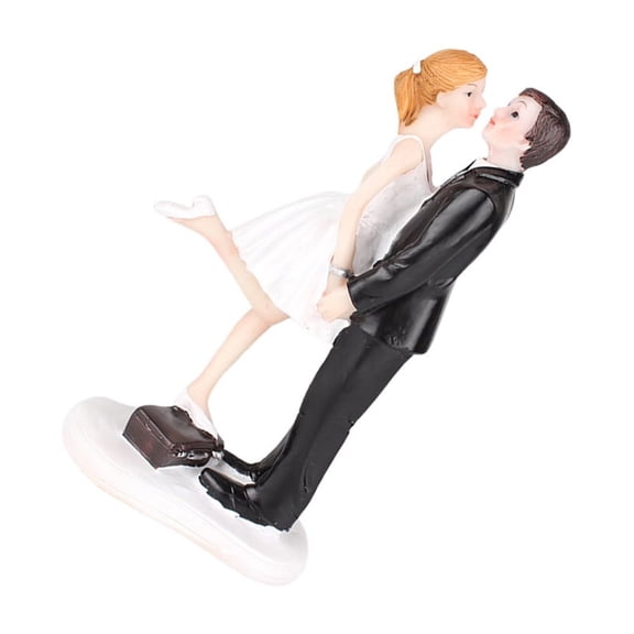 MLINS Bride Groom Cake Topper Ornaments for Decoration Resin Multi Perfect DIY Baking Craft Gifts