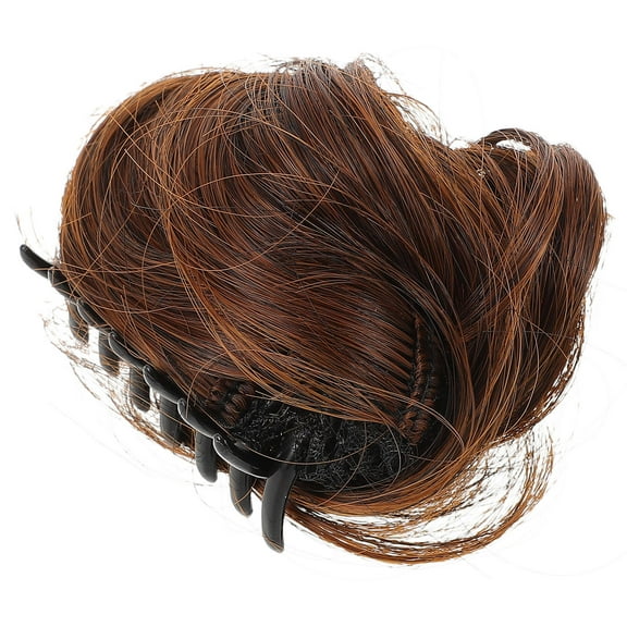 MLINS Bun Hairpiece Hair Bun Wig Decorative Hair Bun Extension Fake Hair Bun for Women with Claw Clip