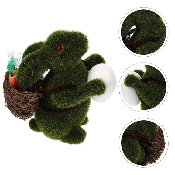 MLINS  Bunny Decorations for Home Simulated Rabbit Ornament