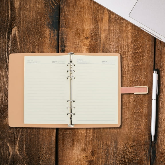 MLINS Business Loose-Leaf Notepad Students A5 Journal Detachable Office Notebook