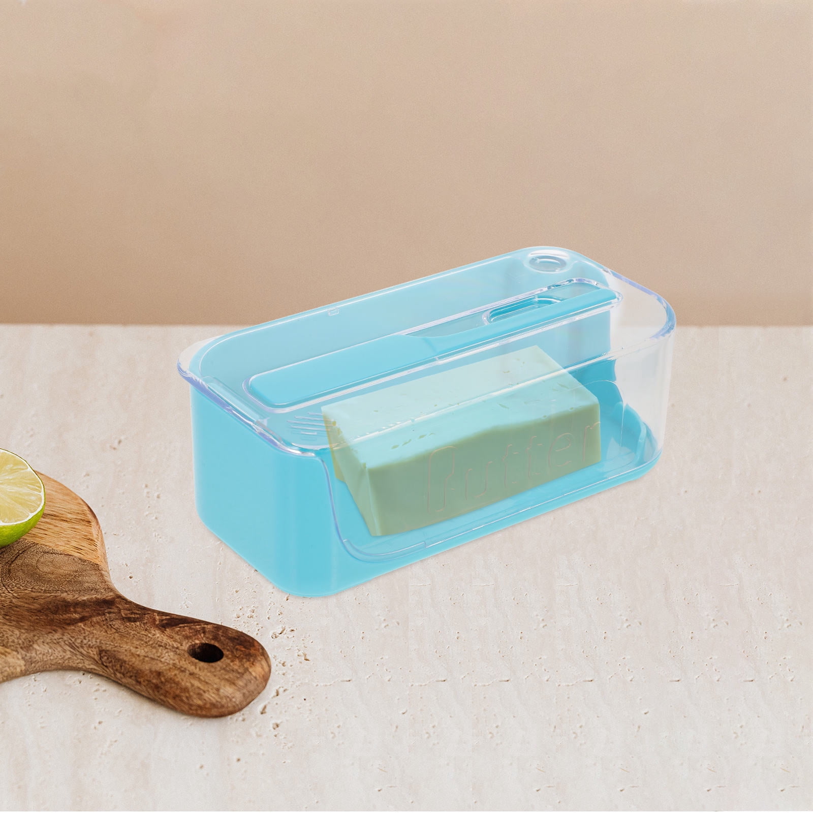 Butter Keeper Slicer With Lid - Butter Dish Container With Cutter, Measuring Dispenser - View #3