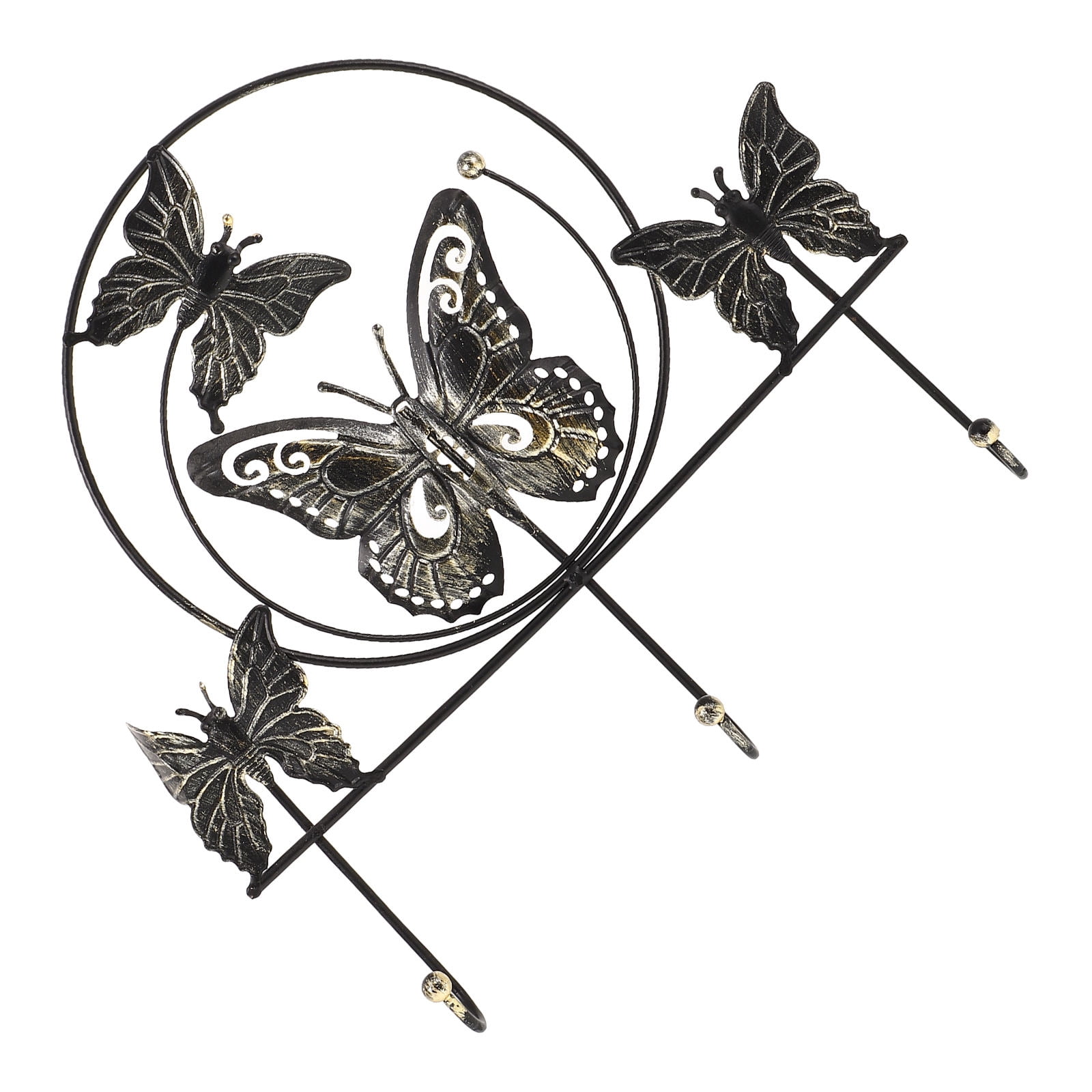 MLINS Butterfly Hanging Hook Coats Hanging Hook Coats Rack Hanging ...