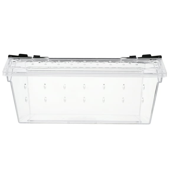 MLINS Cage Kit Terrarium Good Gift for Reptile Lovers Baby Travel 24X18X10CM Black