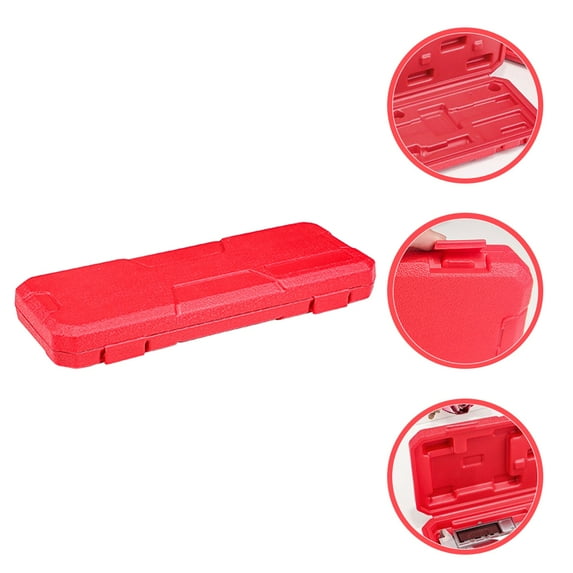 MLINS Caliper Box Tool Container Measuring Storage Boxes Red - Walmart.com
