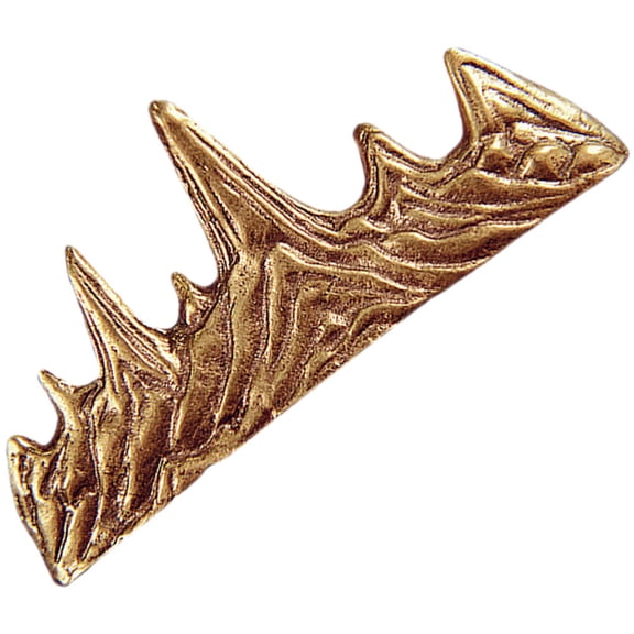 MLINS Calligraphy Pen Holder Decorative Brush Pen Rest Brass Mountain Shape Brush Holder Pen Support