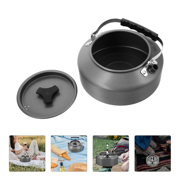 YUYUETIME Portable Water Boiler Kettle Aluminium Alloy Outdoor Enthusiasts Fishing 1Pcs