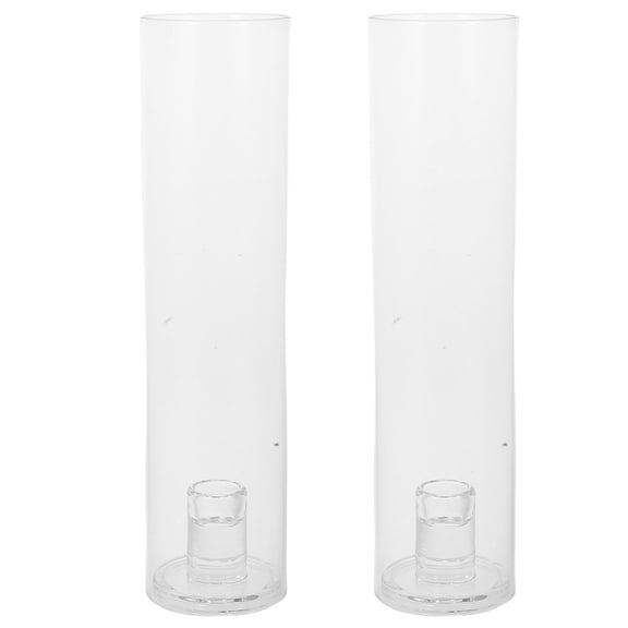 FELTECHELECTR Transparent Glass Cylinder for Wedding, Birthday, and Home Decoration