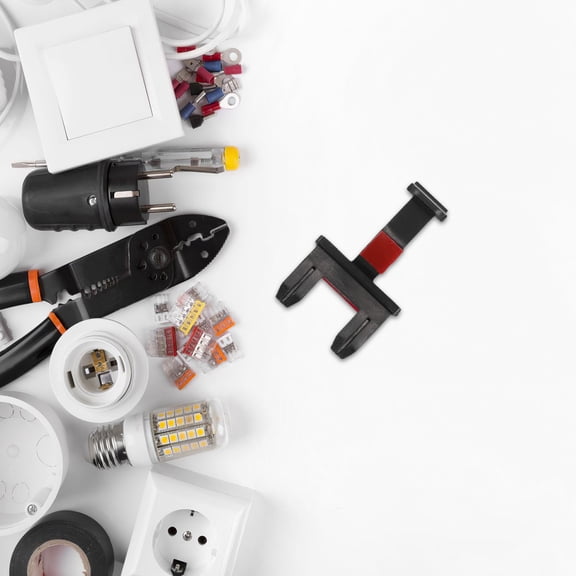 DINHEAROM Car Vent Cover Clip Black 1Set 1.6x0.9x0.9In Abs