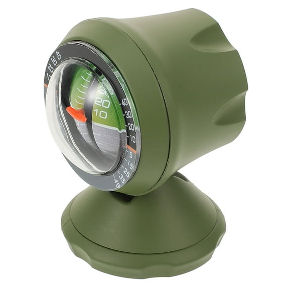 MLINS  Car Inclinometer Level Gauge for Slope Altimeter Dashboard Measuring Tool Work Travel Olive Green
