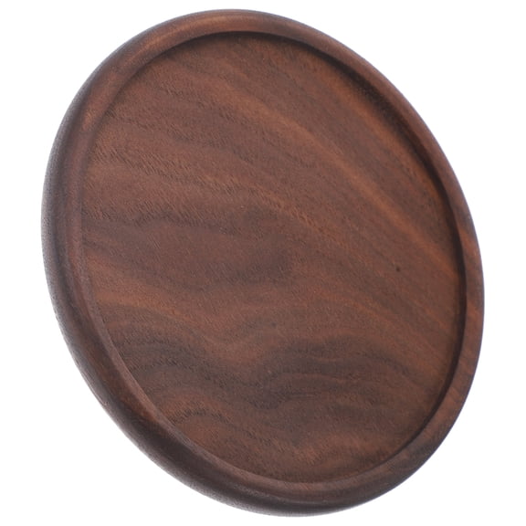 MLINS Card Japanese Wooden Saucer Suitable for Coffee Cups Coaster Anti-scald
