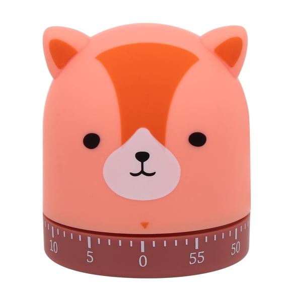 MLINS Cartoon Mechanical Kitchen Timer Accurate Timer Child 7x7x6cm Red