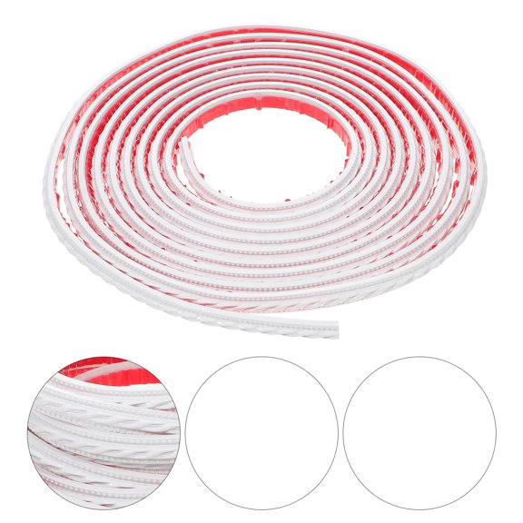 Milisten Wall Border Moldings PVC for Home Beautification 1Set