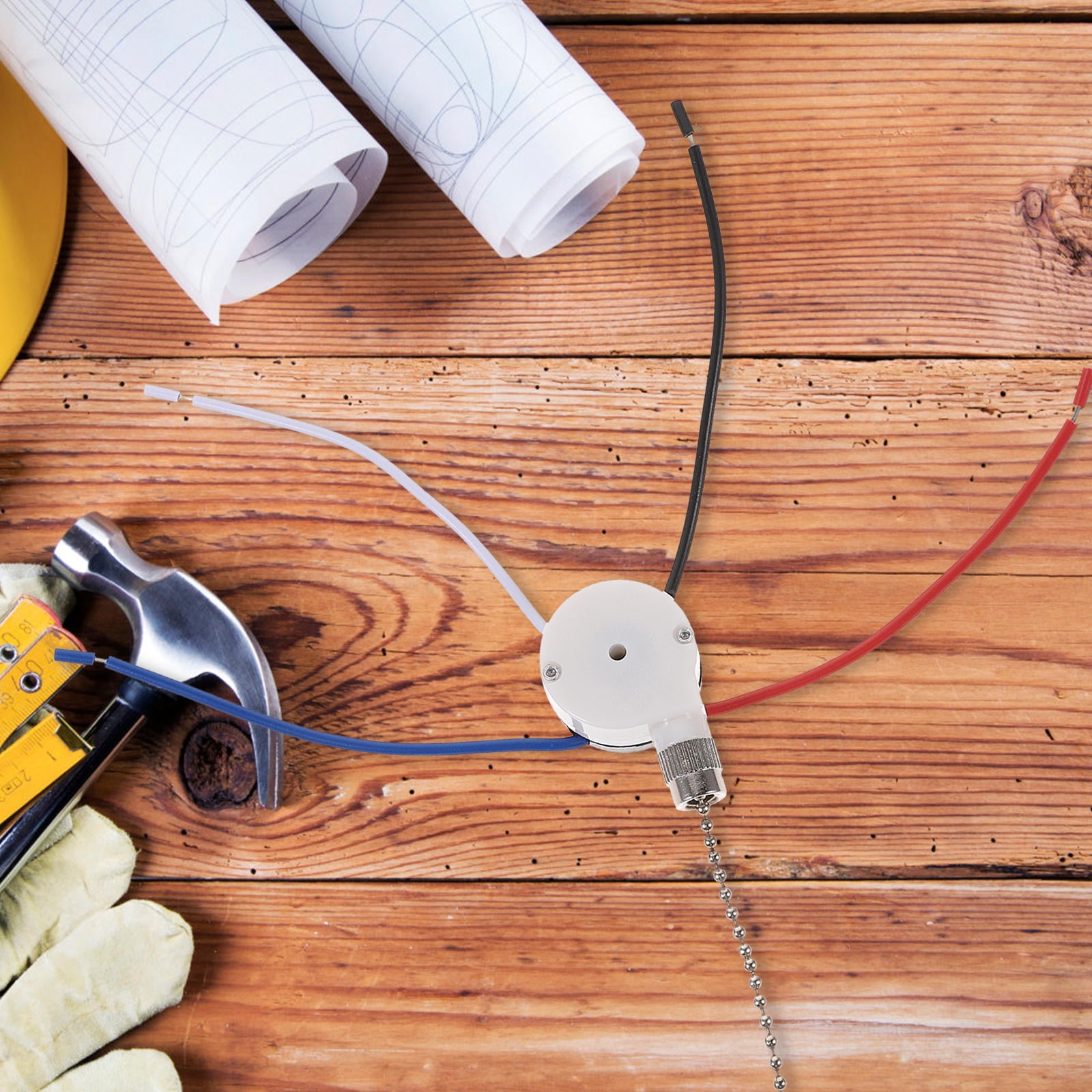 MLINS Ceiling Fan Light Pull String Electrical On-off Light Chain ...