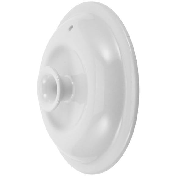 DINHEAROM High Temperature Resistance White Ceramic Lid For Slow Cookers 1Pack 6.1x6.1x1.8in