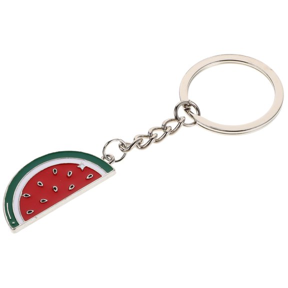 YUYUETIME Red Watermelon Bag Charm Resin Pendant for Purse and Backpack Accessories