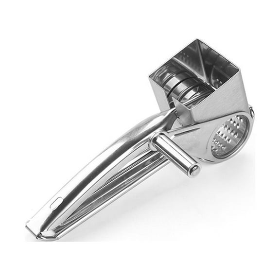 MLINS Cheese Shredder Stainless Steel Rotary Cheese Grater Cheese Cutter and Slicer