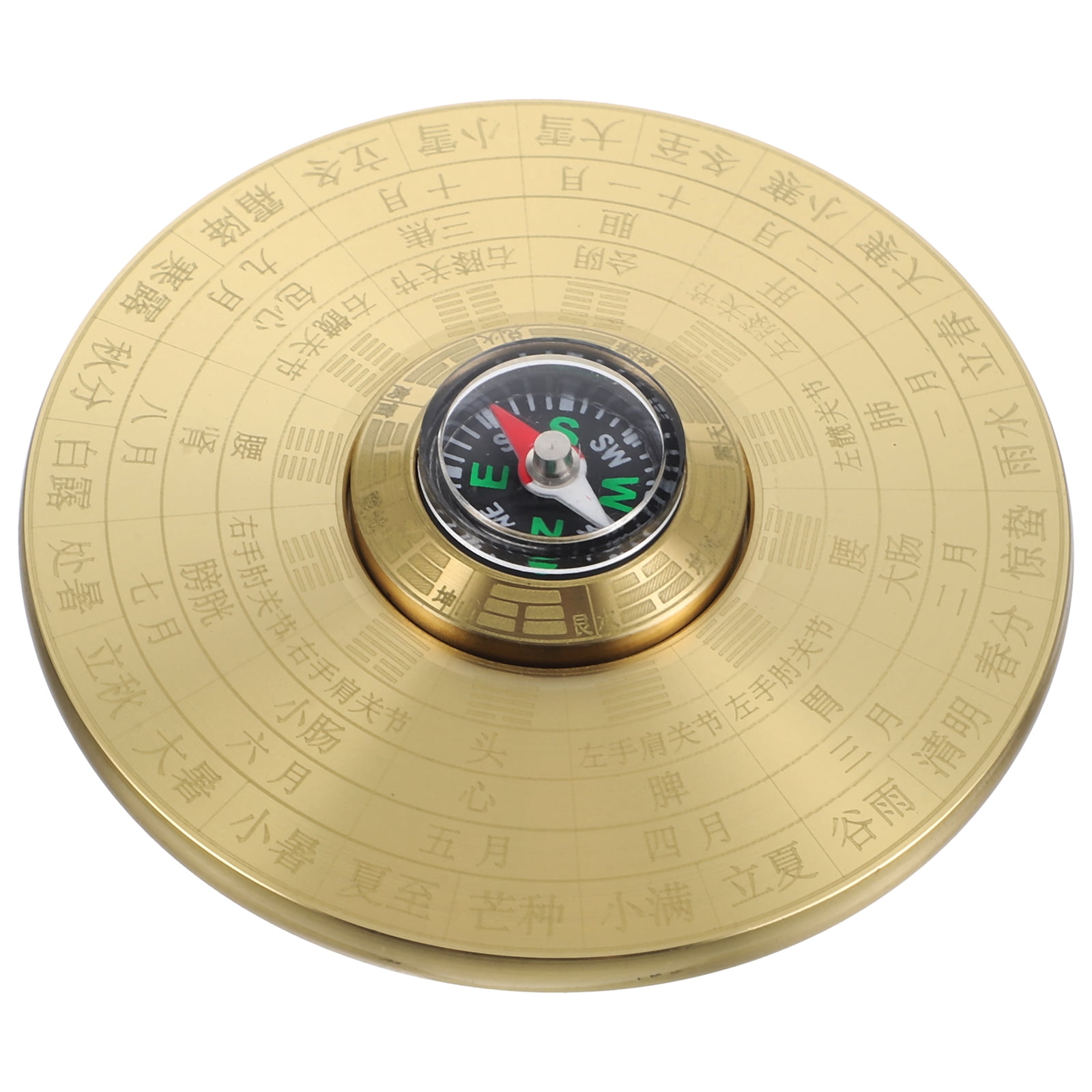 MLINS Chinese Ancient Compass Taoist Metal Compass Portable Traditional ...