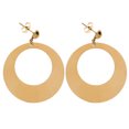 thumbnail image 1 of MLINS  Circle Earrings for Women Watch Band Friendly Belt Man Golden, 1 of 8