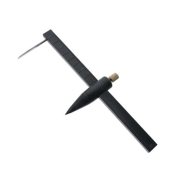 PTOOTP Professional Pottery Compass Cutter Black Lightweight Precise Clay Craft Drawing Tool