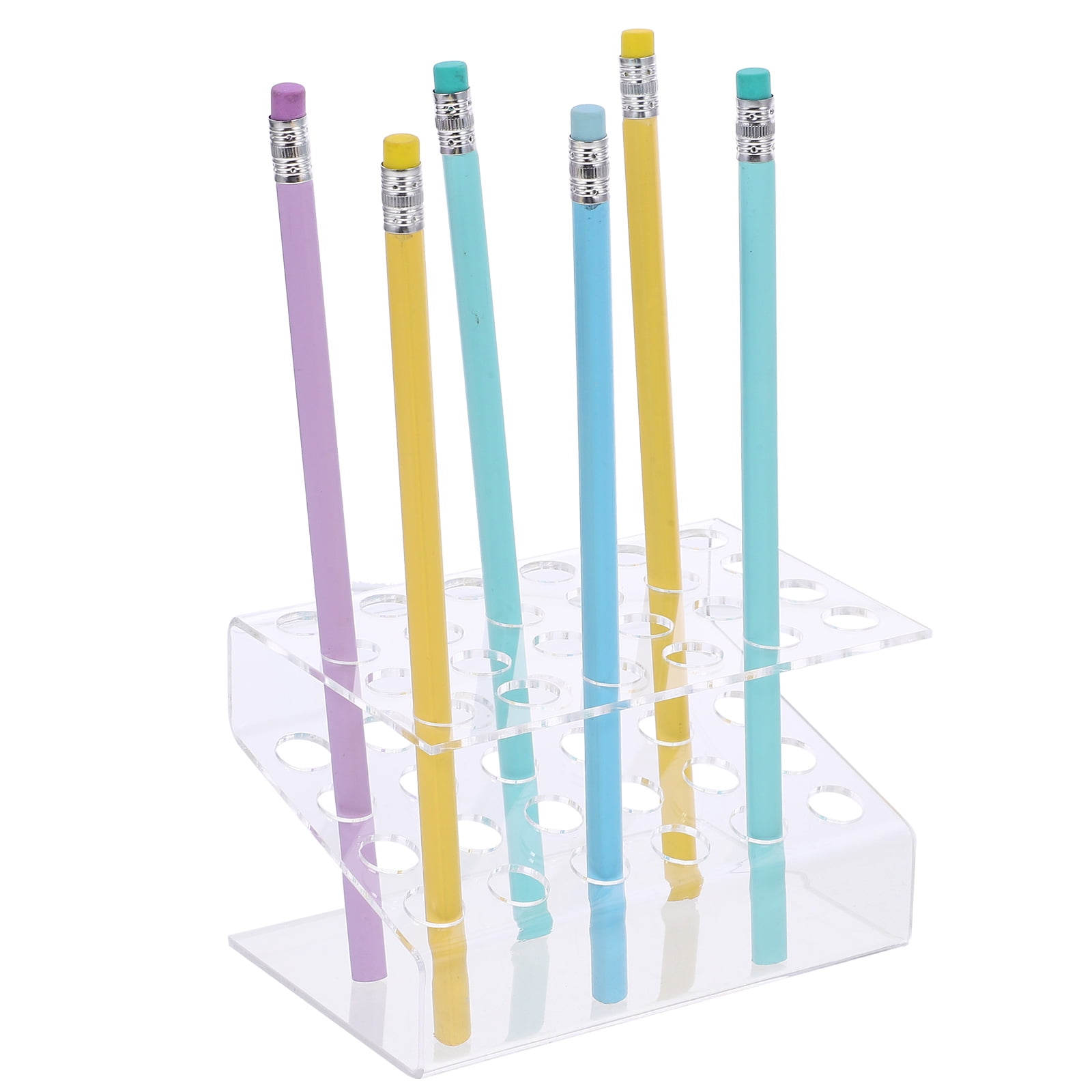 OHOIOLLA Pen Holders Acrylic 1Pack 4.72X3.14X2.75in - Walmart.com
