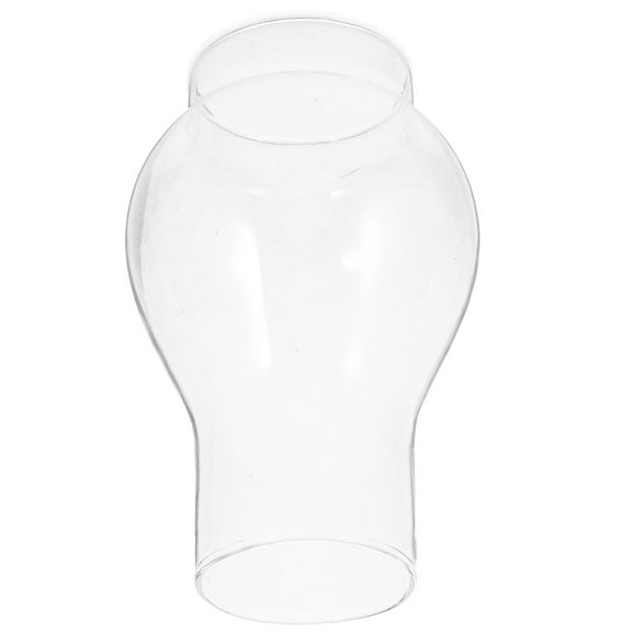 MLINS Clear Glass Oil Lamp Chimney Kerosene Lamp Transparent Hurricane Replacement Parts Vintage For Antique Oil Kerosene Lamps