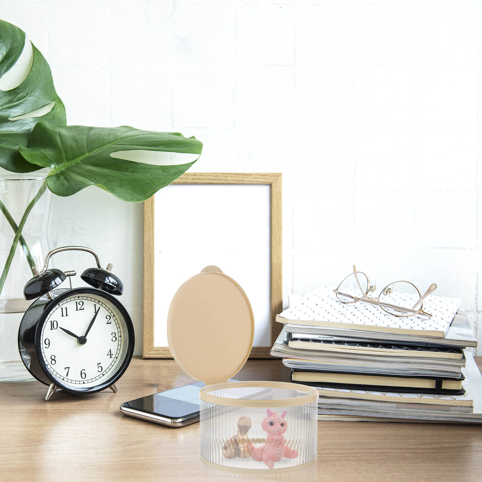 MLINS Clear Plastic Storage Bin with Lid Acrylic Display Box Model Case ...